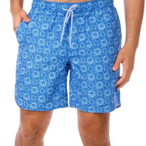 Tailorbyrd Men's Tie Dye Burst Swim Shorts
