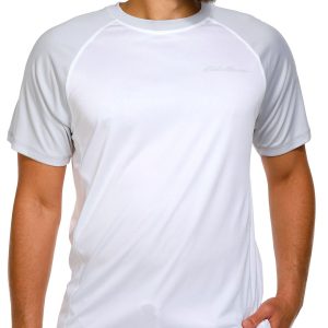 Eddie Bauer Men's Color Block Short Sleeve Rashguard