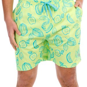 Eddie Bauer Mens E-Board Fruit Print Volley Shorts