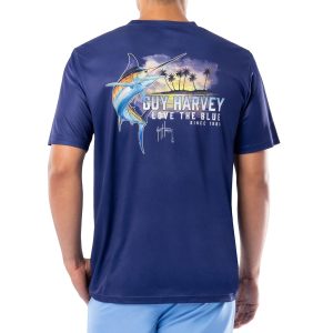 Guy Harvey Mens Performance Short Sleeve T-Shirt