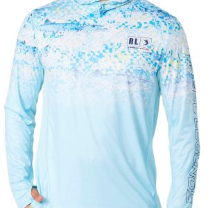 Reel Legends Mens Cross Hatch Cuda Perpetual Knit Hoodie