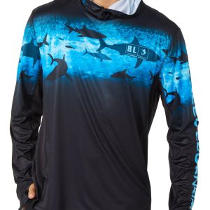 Reel Legends Mens Long Sleeve Perpetual Fishing Hoodie