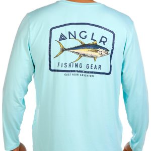 Anglr Mens Long Sleeve UPF Protection Fishing Gear T-Shirt