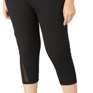 Vogo Plus Absolutely Fit High Waist Mesh Capris