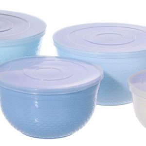 Gourmet Kitchen 4 Pc Mixing Bowl Set