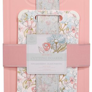 Gourmet Kitchen 2 Pc Coral Cove Cutting Board Set