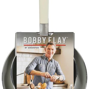 Bobby Flay 2 Pk Ceramic Stainless Steel Fry Pans