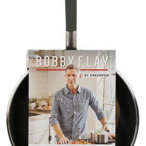 Bobby Flay 2 PC Ceramic Stainless Steel Fry Pans