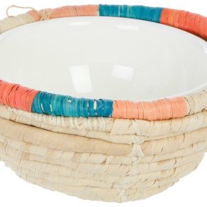 Zodax 6x3 Woven Round Condiment Bowl