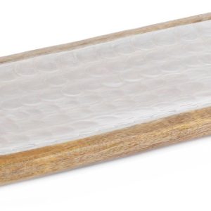 Boston International 14 in Mother of Pearl Rectangle Tray