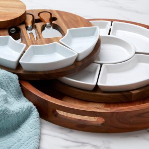 11'' Cheese Board, Knife & Bowl Set