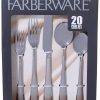 Farberware 20 Pc Stainless Steel Silverware Set