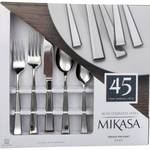 Mikasa 45 Pc Essex Silverware Set