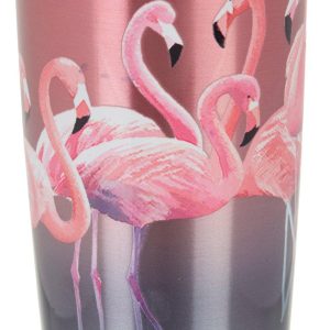 Meteor 20 oz. Stainless Steel Flamingo Landscape Tumbler