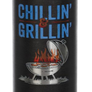 Brighten the Season 12 oz Grillin Chillin Slim Cup Cooler