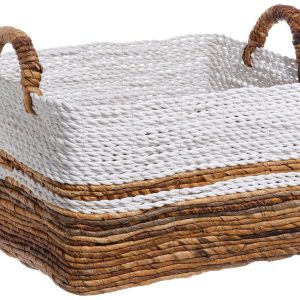 Baum Dark Banana Raffia Rope Storage Basket
