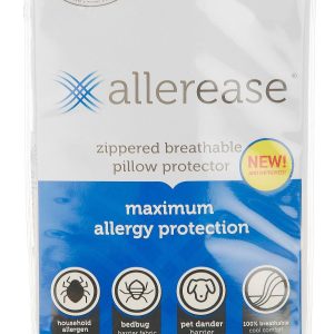 Allerease Maximum Allergy Protection Jumbo Pillow Protector