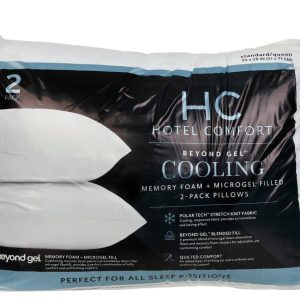 Hotel Comfort 2 Pk Clustaire Cooling Foam Pillows