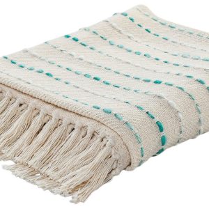 LR Home 50 In X 60 Dash Handmade Throw Blanket