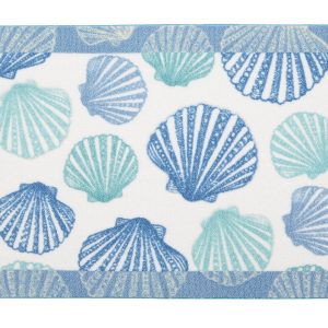 Enhance 20x32 Shells Print Accent Rug