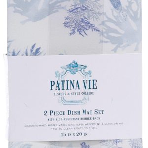 Patina Vie 2 Pk Starfish Coral Dish Mats
