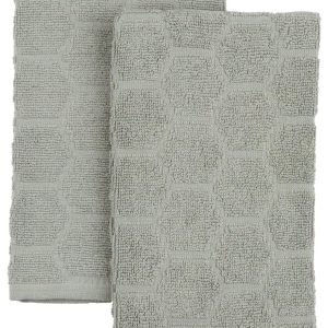 Zest Kitchen + Home 2 Pk Beehive Kitchen Towels