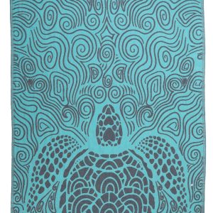 Sandcloud 37x67 Swirl Turtle Print Beach Towel