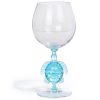 Coastal Home 17 oz Plastic Turtle Wine Goblet