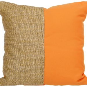 Lush Home 18 in Colorblock Decorative Pillow