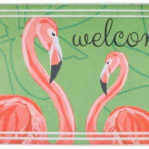 Apache Mills Two Flamingos Doormat