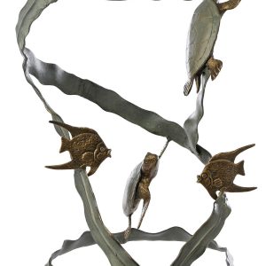 San Pacific Turtle and Reed Drink Table