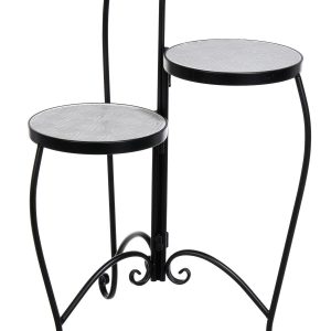 Port To Port Black 3-Tier Plant Stand