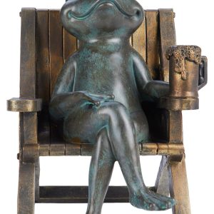 Port to Port 14 in Frog with Drink Garden Statue