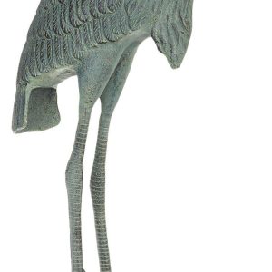 San Pacific Aluminum Heron Single Garden Sculpture
