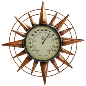 Regal Arts & Gifts 14 in Compass Thermometer