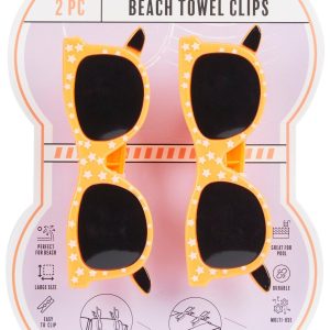 Core Home 2 Pk Sunglasses Beach Towel Clips