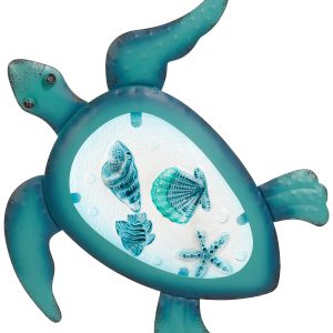 JD Yeatts 14 in Metal Turtle Wall Accent