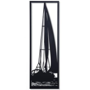 Stylecraft 36x12 Metal Sailboat Wall Decor