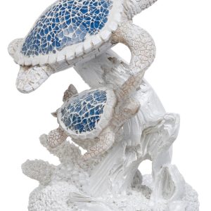 Fancy That Stacked Mosaic Turtle Figurine