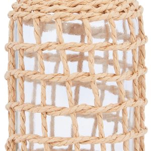 Boston International 7 in Glass Rope Vase