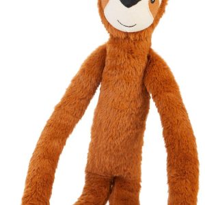Plush Sloth Long With Squeaker Dog Toy