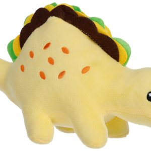 Plush Tacosaurus Dog Toy with Squeaker