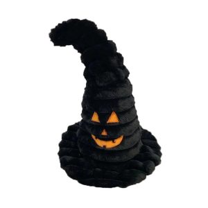 Petlou Halloween 16-Inch Halloween Witch Hat Dog Toy