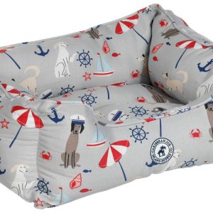 Caribbean Joe Cotton Captin Cuddler Pet Bed - 25in.