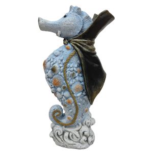 Brighten the Season Halloween 21in. Vampire Seahorse Statue