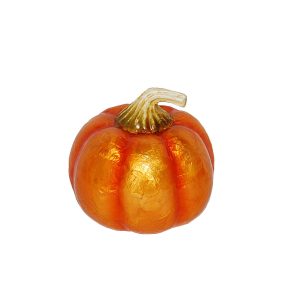 Brighten The Season 4 in. Capiz Pumpkin Home Accent