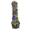 Brighten The Season Halloween lighted Stacked Skeleton Heads