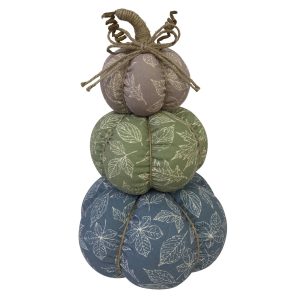 Brighten The Season Halloween Plush Triple Pumpkin Decor