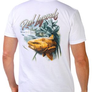 Reel Legends Men's Red Fish Graphic T-Shirt