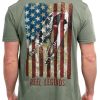 Reel Legends Mens Graphic USA Gator T-Shirt